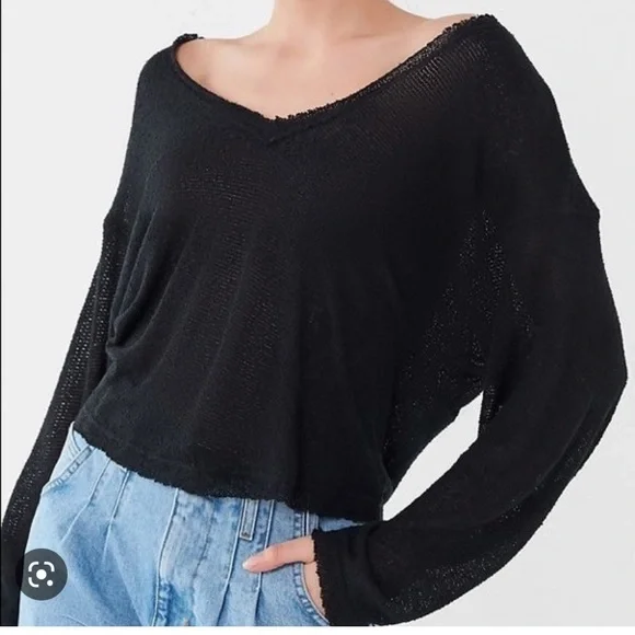 Urban Outfitters Sweaters Urban Outfitters Black Slouch